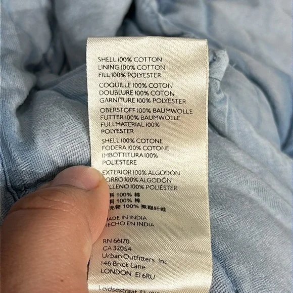 Free People Light Blue Quilted Jacket - Picture 14 of 16